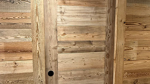 Miniature de Procédure d'imitation vieux bois, avec plusieurs teintes de fond et de contraste. (réalisation avec Arova Ultra, Aduro Legnopur, Arova Classic, intérieur)